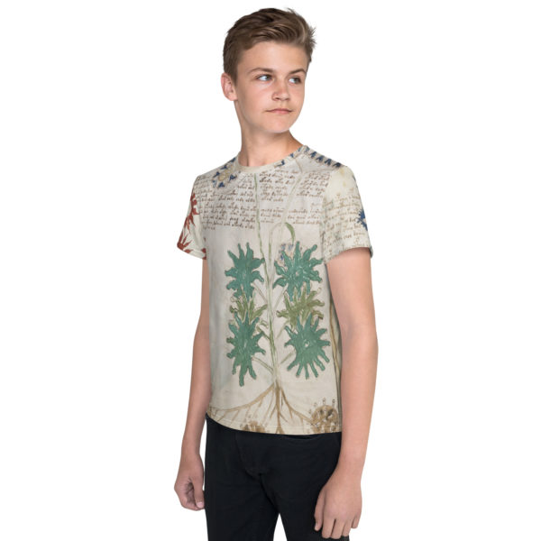 Youth crew neck t-shirt "Voynich" - Image 3