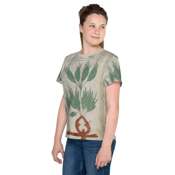 Youth crew neck t-shirt "Voynich"