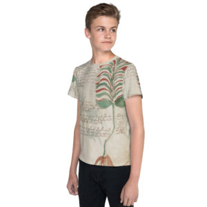 Youth crew neck t-shirt "Voynich"