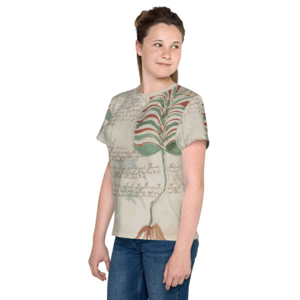 Youth crew neck t-shirt "Voynich" - Image 5