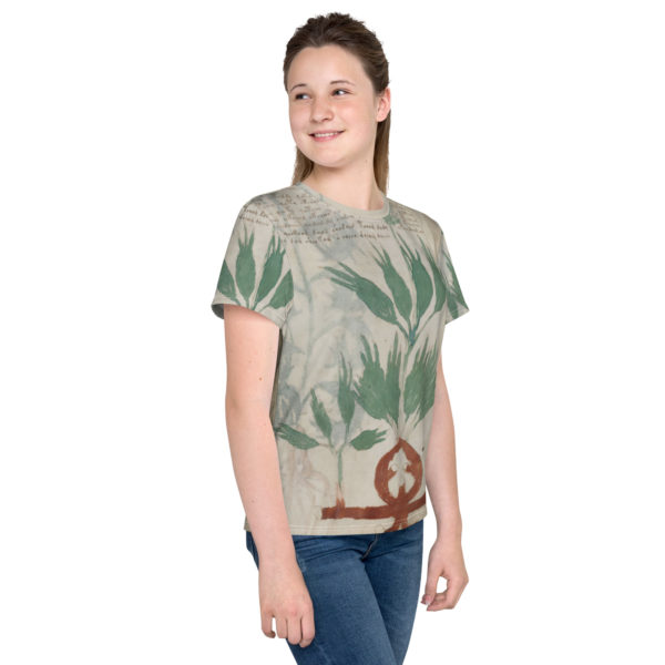 Youth crew neck t-shirt "Voynich" - Image 9