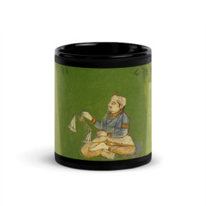 Black Glossy Mug Libra "Jantar Mantar"