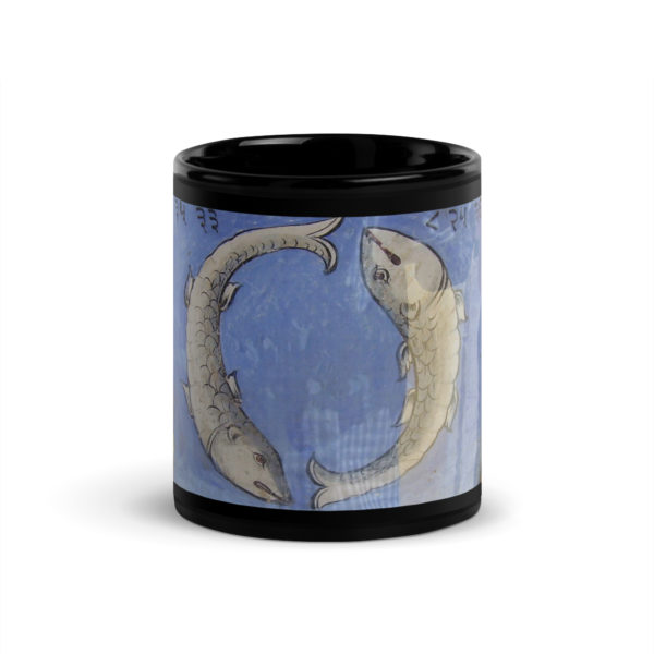 Black Glossy Mug Pisces "Jantar Mantar"