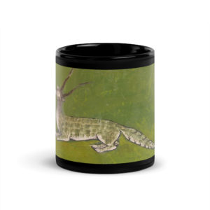 Black Glossy Mug Capricorn "Jantar Mantar"