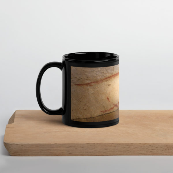 Black Glossy Mug "Chauvet" - Image 2