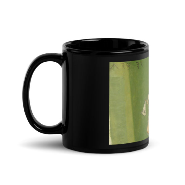 Black Glossy Mug Libra "Jantar Mantar" - Image 2