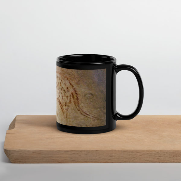 Black Glossy Mug "Chauvet" - Image 4