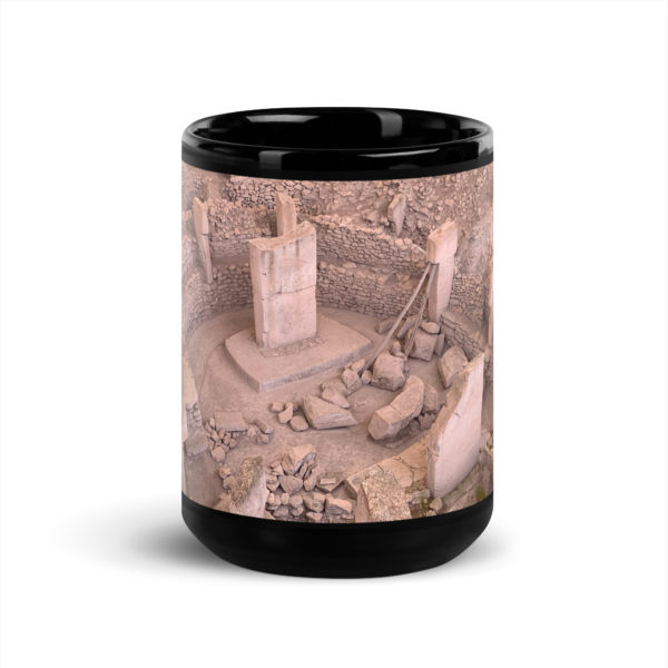 Black Glossy Mug "Göbekli" - Image 6
