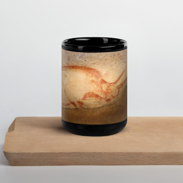 Black Glossy Mug "Chauvet" - Image 4