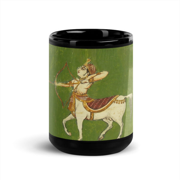 Black Glossy Mug Saggitarius "Jantar Mantar" - Image 6