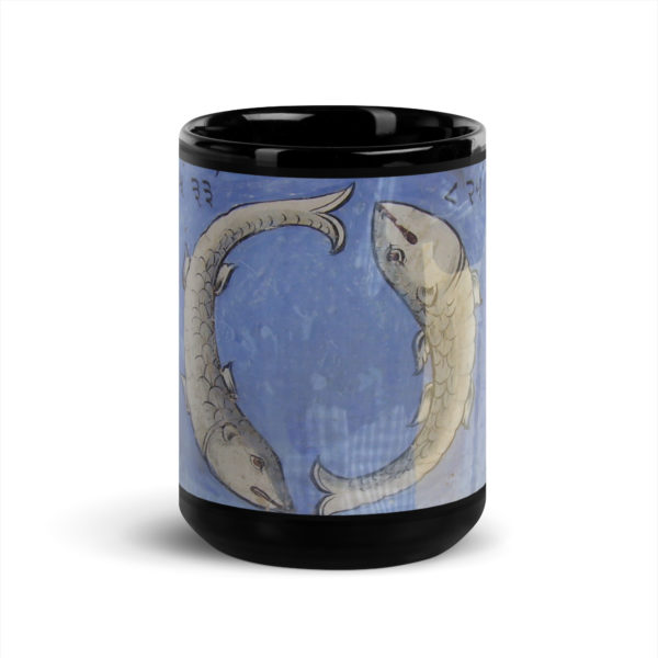 Black Glossy Mug Pisces "Jantar Mantar" - Image 6