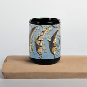 Black Glossy Mug "Minoan"