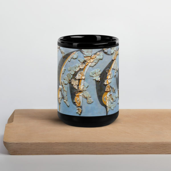 Black Glossy Mug "Minoan"