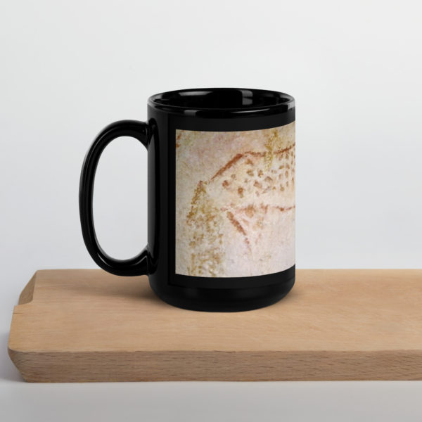 Black Glossy Mug "Chauvet" - Image 5