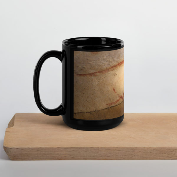 Black Glossy Mug "Chauvet" - Image 5
