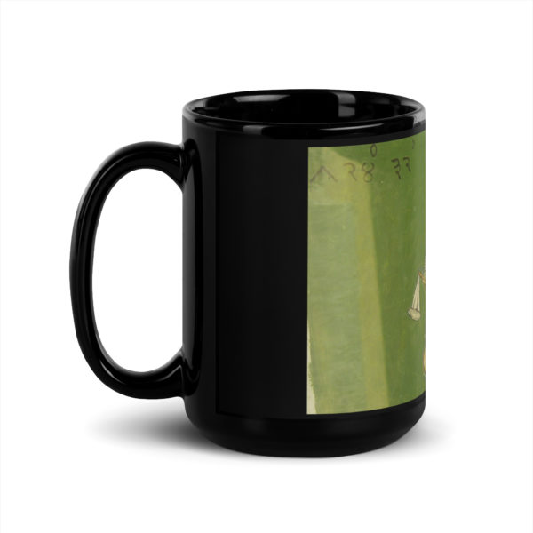 Black Glossy Mug Libra "Jantar Mantar" - Image 4