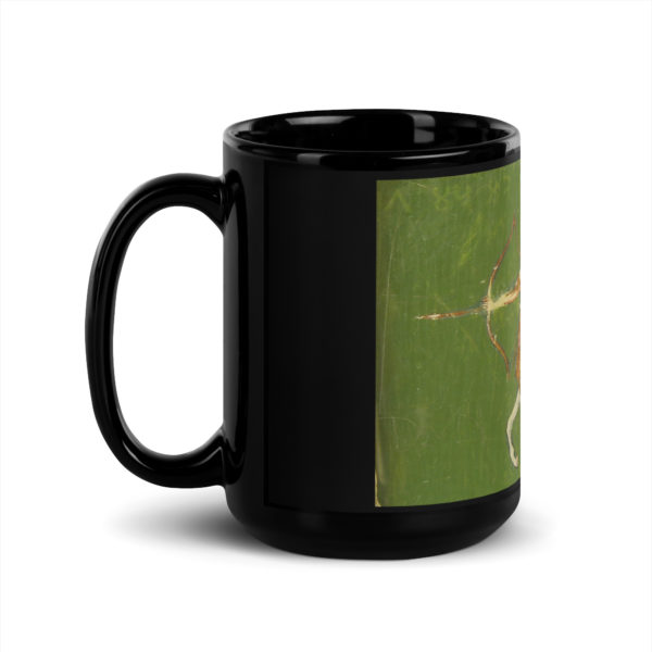 Black Glossy Mug Saggitarius "Jantar Mantar" - Image 4