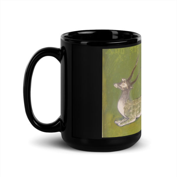 Black Glossy Mug Capricorn "Jantar Mantar" - Image 4