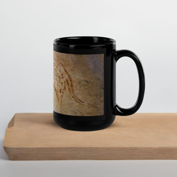 Black Glossy Mug "Chauvet" - Image 6