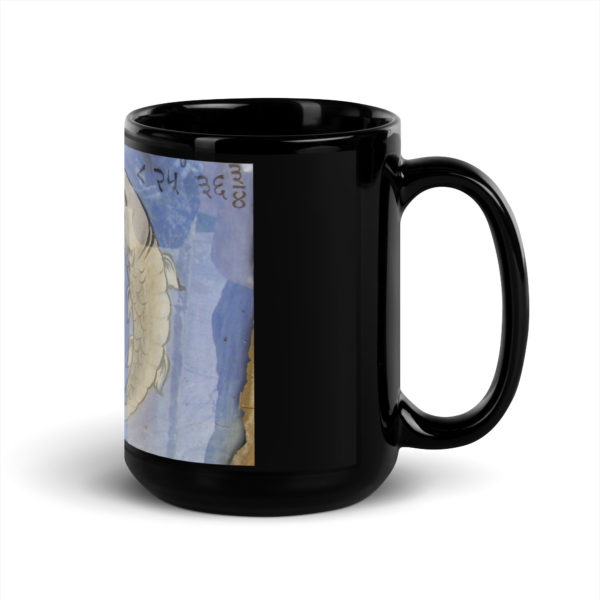 Black Glossy Mug Pisces "Jantar Mantar" - Image 5