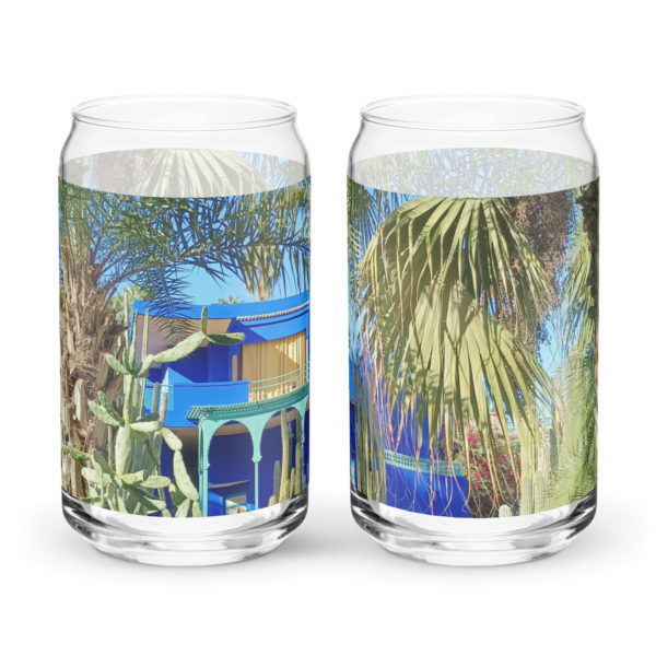 Can-shaped glass "Majorelle" - Image 2