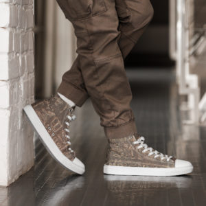 Men’s high top canvas shoes "Rosetta"