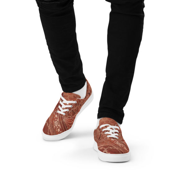 Men’s lace-up canvas shoes "Taj" - Image 2