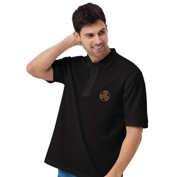 Men's Premium Polo "Triskele" - Image 9