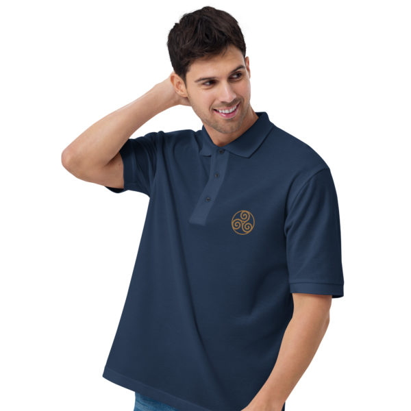 Men's Premium Polo "Triskele" - Image 13