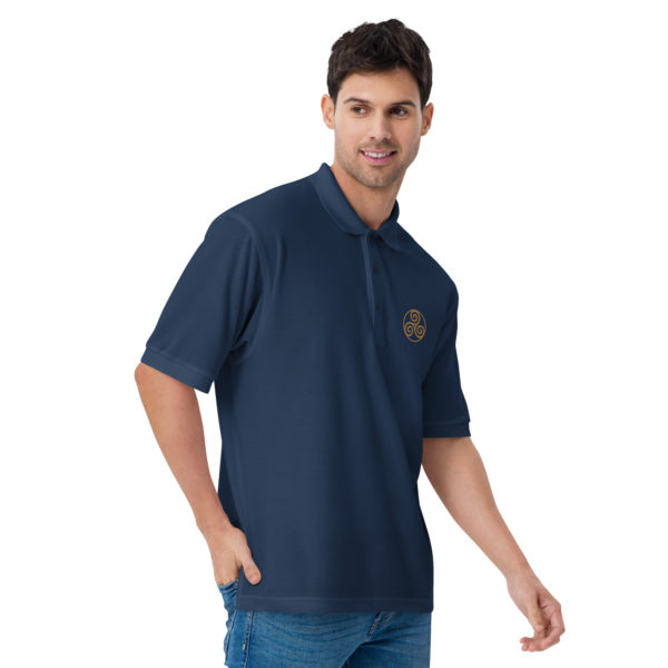 Men's Premium Polo "Triskele" - Image 12