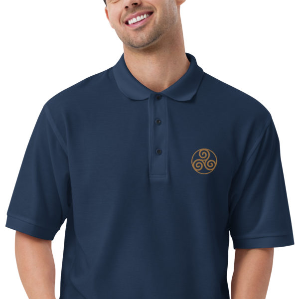 Men's Premium Polo "Triskele" - Image 11
