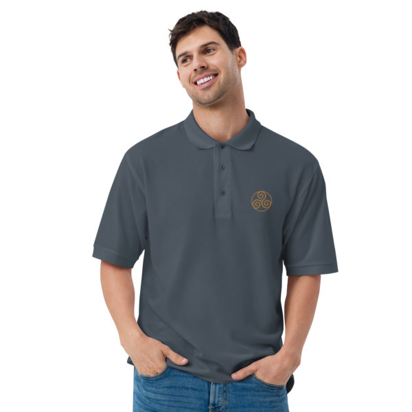 Men's Premium Polo "Triskele" - Image 14