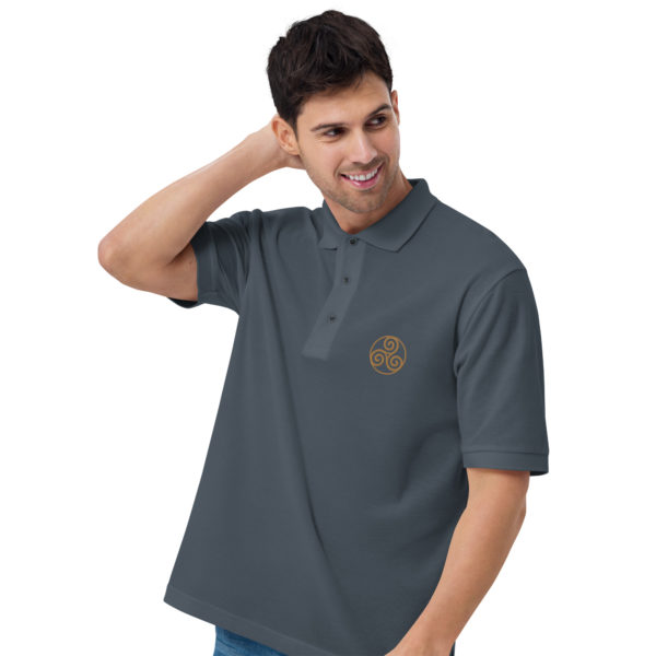 Men's Premium Polo "Triskele" - Image 17