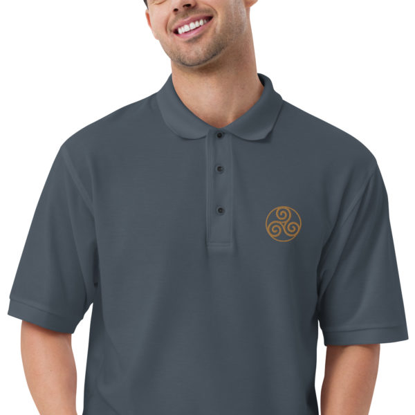 Men's Premium Polo "Triskele" - Image 15