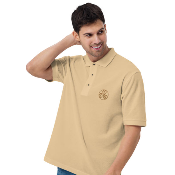 Men's Premium Polo "Triskele" - Image 25