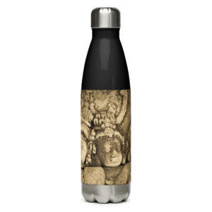 Stainless steel water bottle "Borobodur"