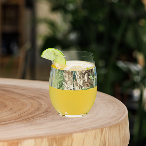 Stemless wine glass "Majorelle" - Image 2