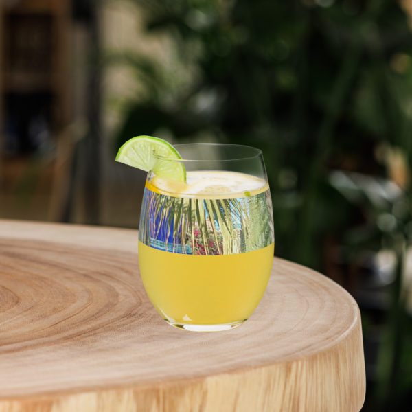 Stemless wine glass "Majorelle" - Image 3