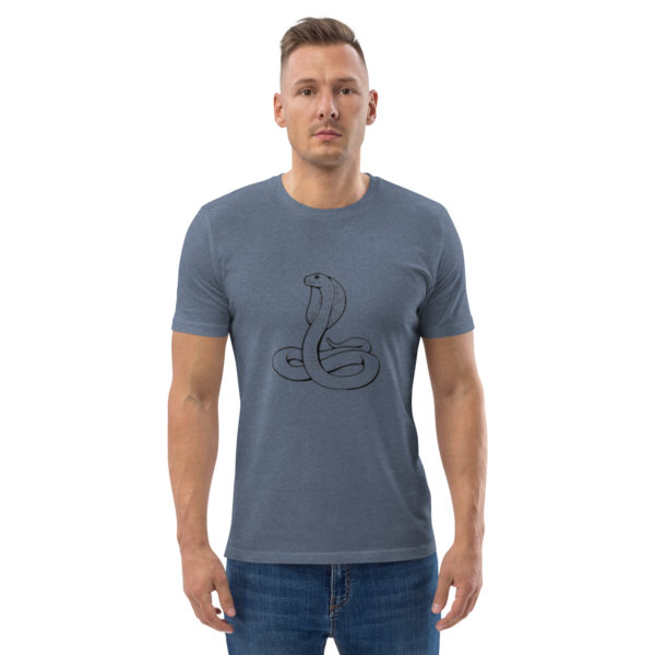 Unisex organic cotton t-shirt "Uraeus" - Image 77