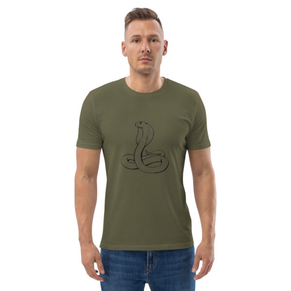 Unisex organic cotton t-shirt "Uraeus" - Image 67