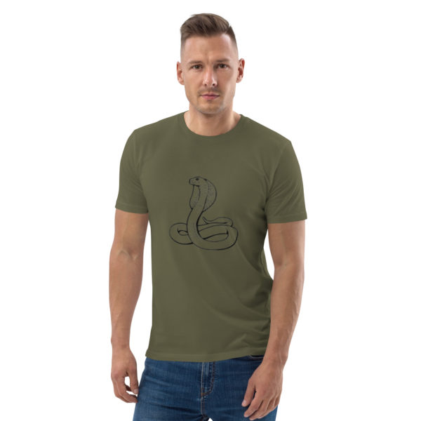 Unisex organic cotton t-shirt "Uraeus" - Image 66
