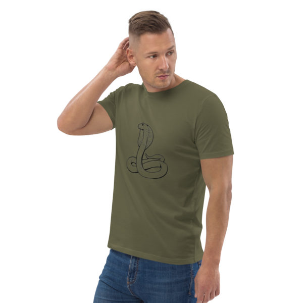 Unisex organic cotton t-shirt "Uraeus" - Image 71