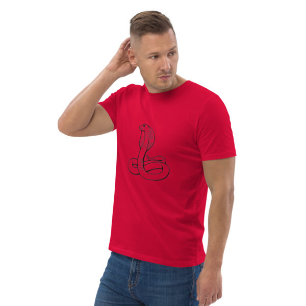 Unisex organic cotton t-shirt "Uraeus" - Image 49