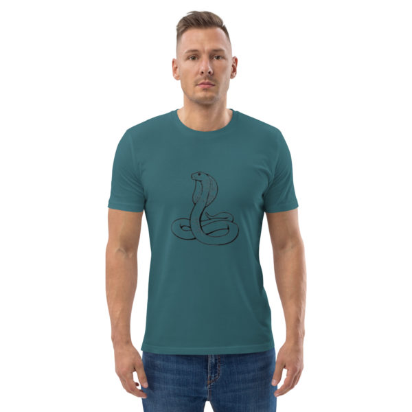Unisex organic cotton t-shirt "Uraeus" - Image 56