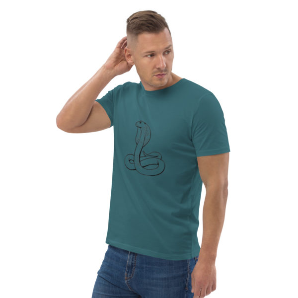 Unisex organic cotton t-shirt "Uraeus" - Image 60