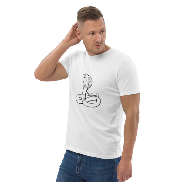 Unisex organic cotton t-shirt "Uraeus" - Image 136