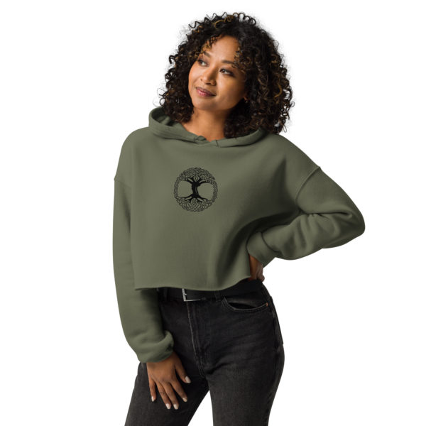 Crop Hoodie "Tree of live" - Image 2