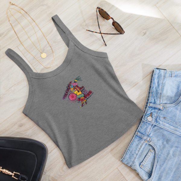 Women’s micro-rib tank top "Borbonicus" - Image 8