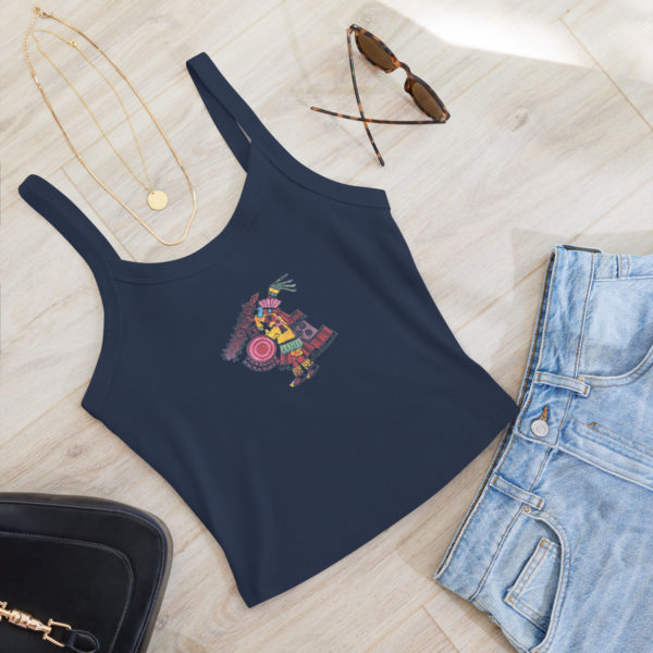 Women’s micro-rib tank top "Borbonicus" - Image 7