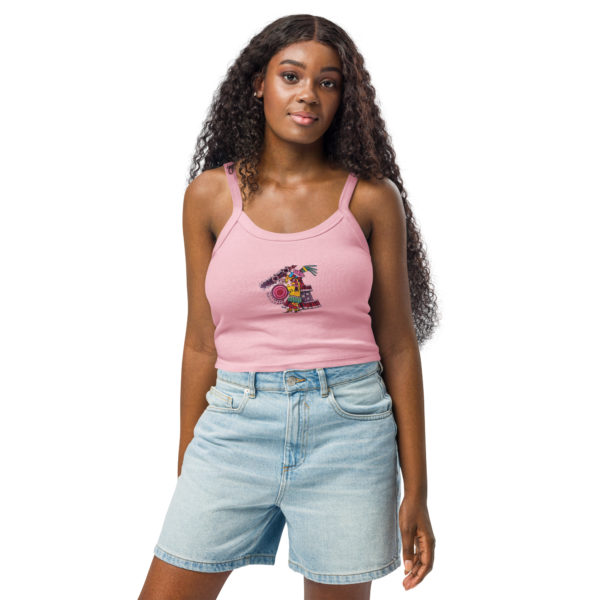 Women’s micro-rib tank top "Borbonicus" - Image 5